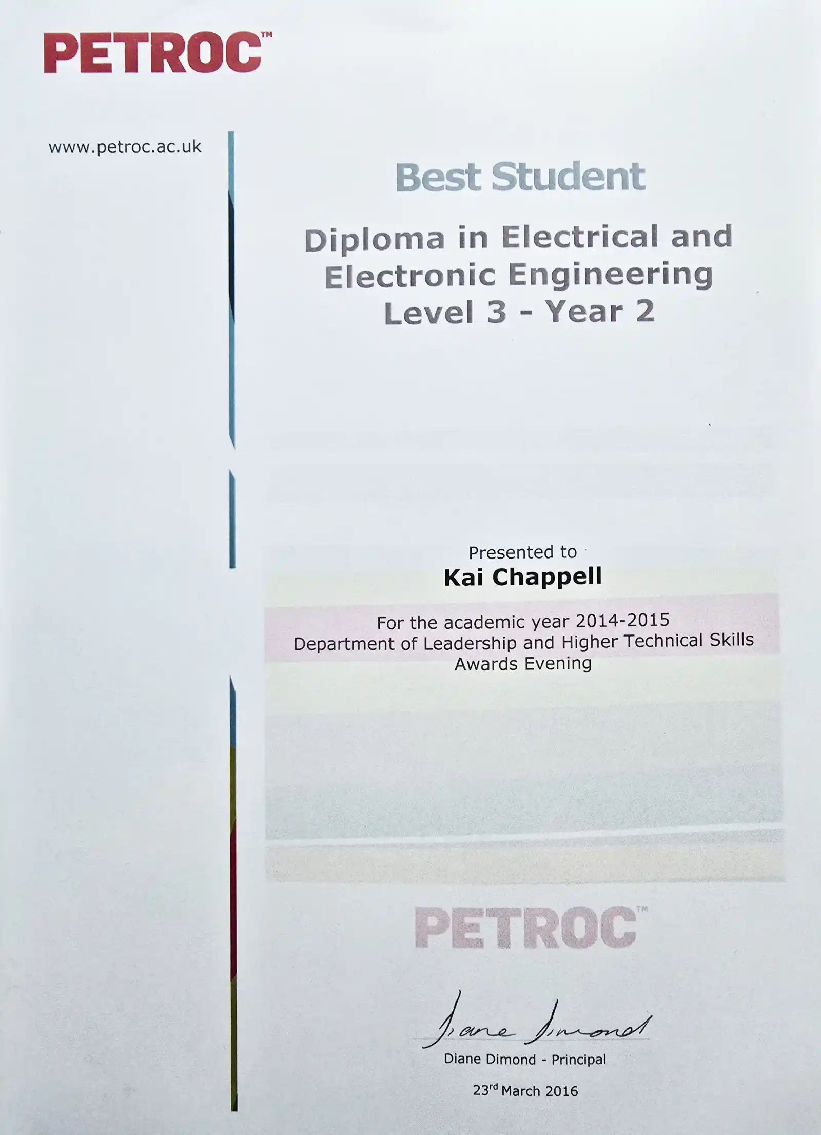 Best Student Award